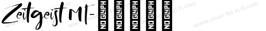 Zeitgeist MT字体转换